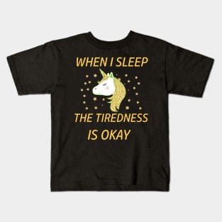 Lazy Unicorn Kids T-Shirt